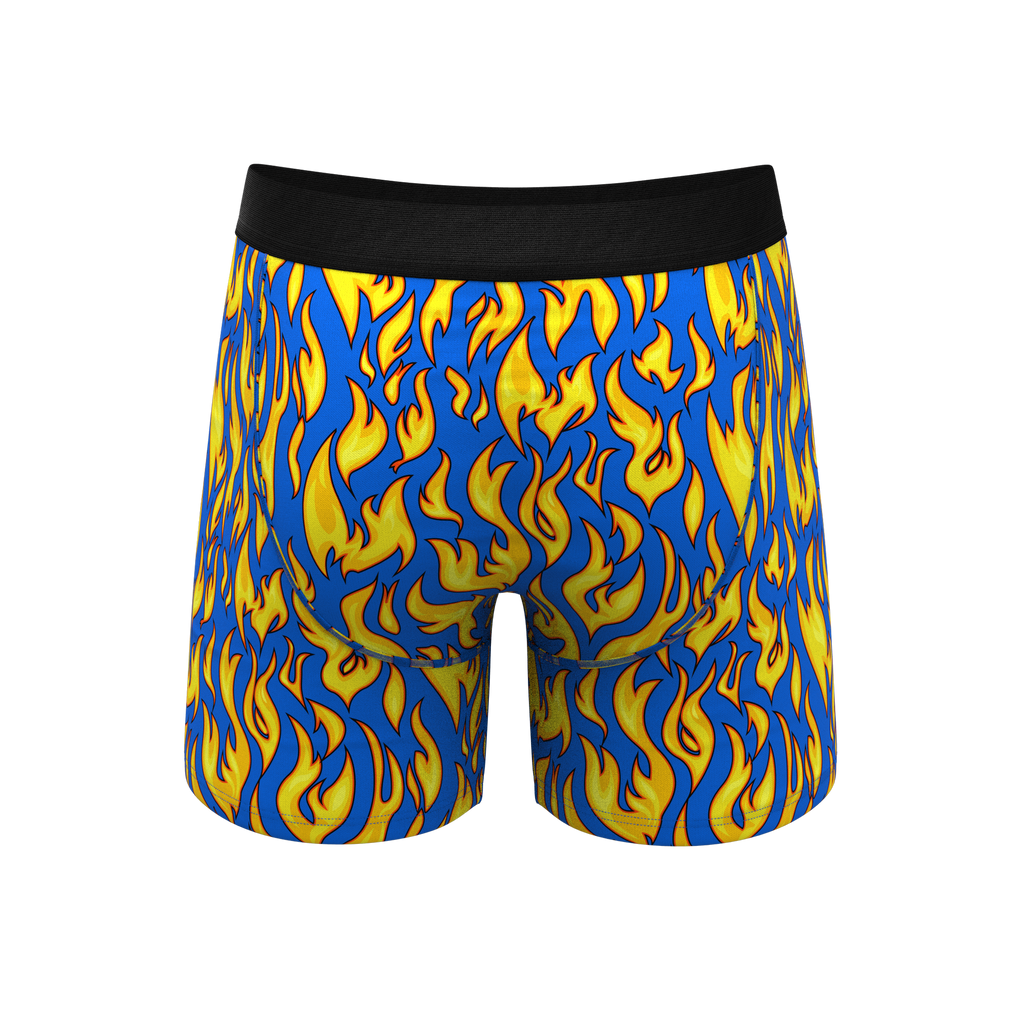 The Fire Crotch | Flames Ball Hammock® Pouch Underwear - Shinesty