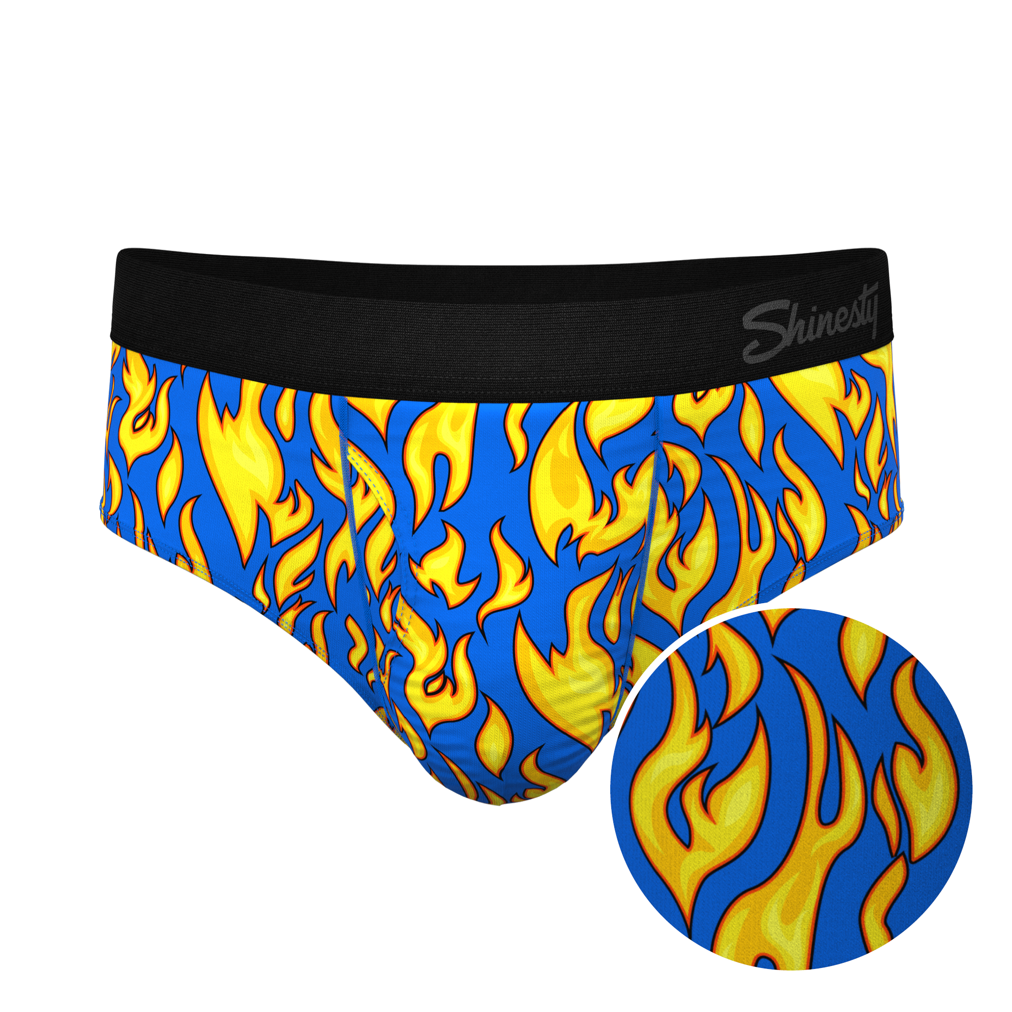 The Fire Crotch | Flames Ball Hammock® Pouch Underwear Briefs - Shinesty