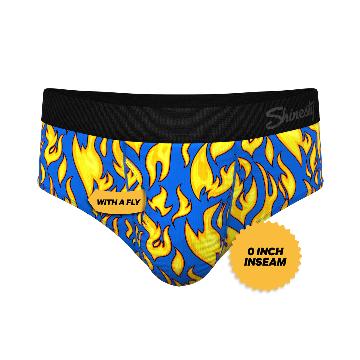 The Fire Crotch | Flames Ball Hammock® Pouch Underwear Briefs - Shinesty