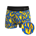 The Fire Crotch | Flames Ball Hammock® Pouch Trunks Underwear - Shinesty