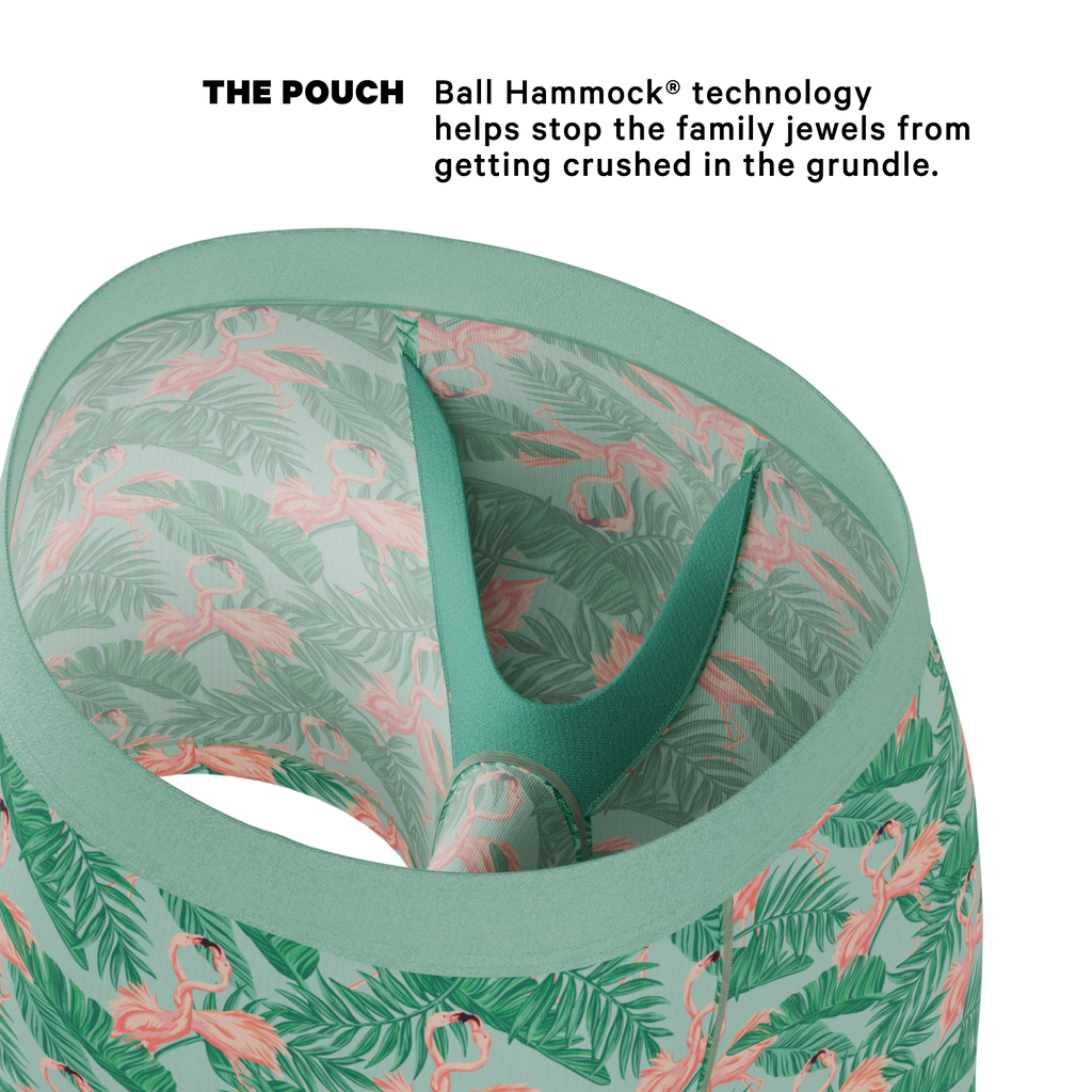The Flamboyance | Flamingo Ball Hammock® Pouch Underwear - Shinesty