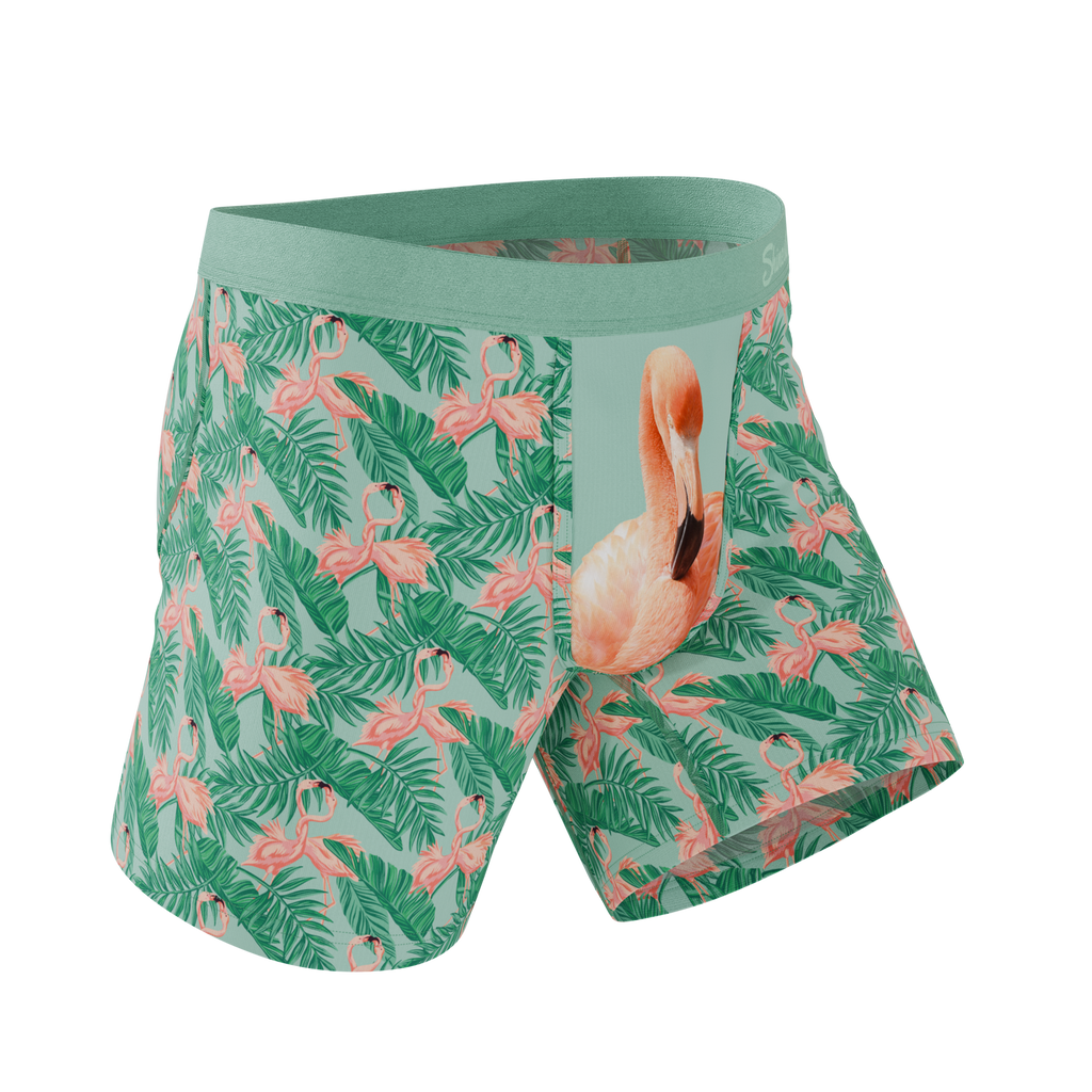 The Flamboyance | Flamingo Ball Hammock® Pouch Underwear - Shinesty