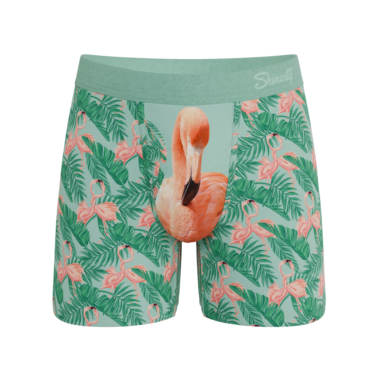 The Flamboyance | Flamingo Ball Hammock® Magnum Big Pouch Underwear - Shinesty