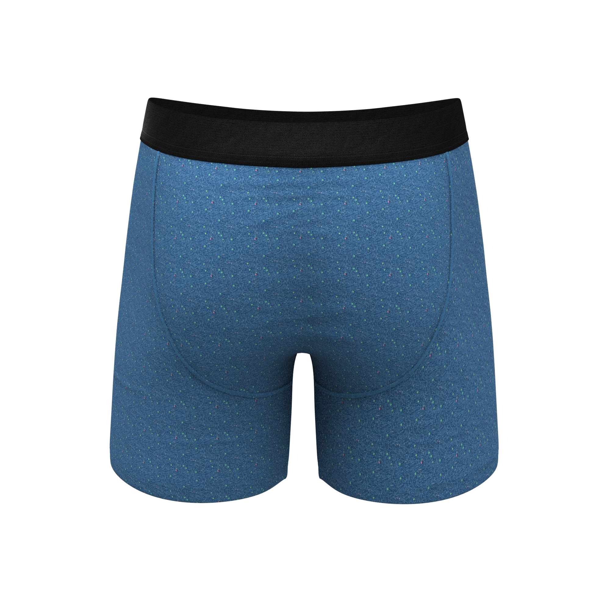 The Fleck Me | Heather Blue Flecked Ball Hammock® Pouch Underwear - Shinesty