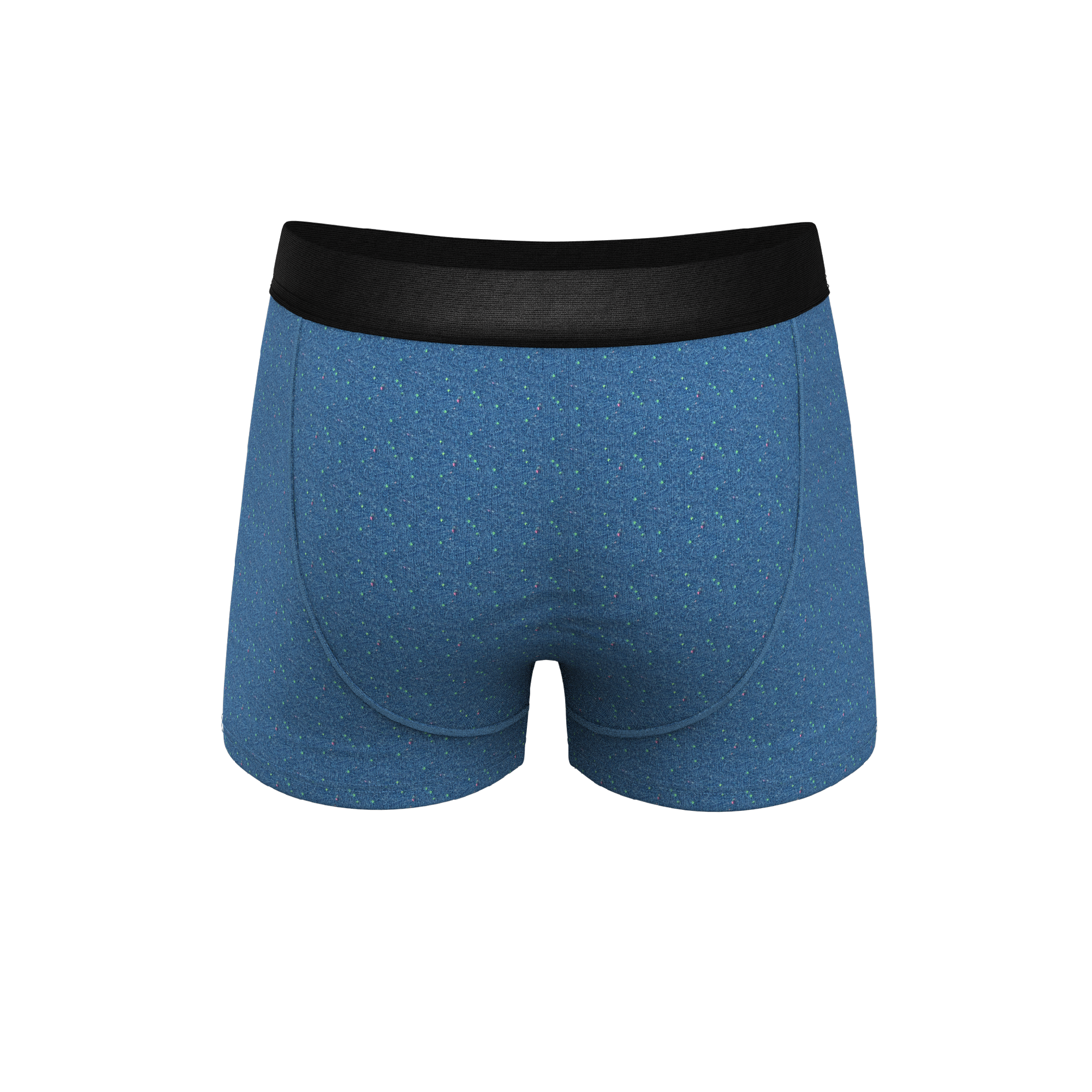The Fleck Me | Heather Blue Flecked Ball Hammock® Pouch Trunks Underwear - Shinesty