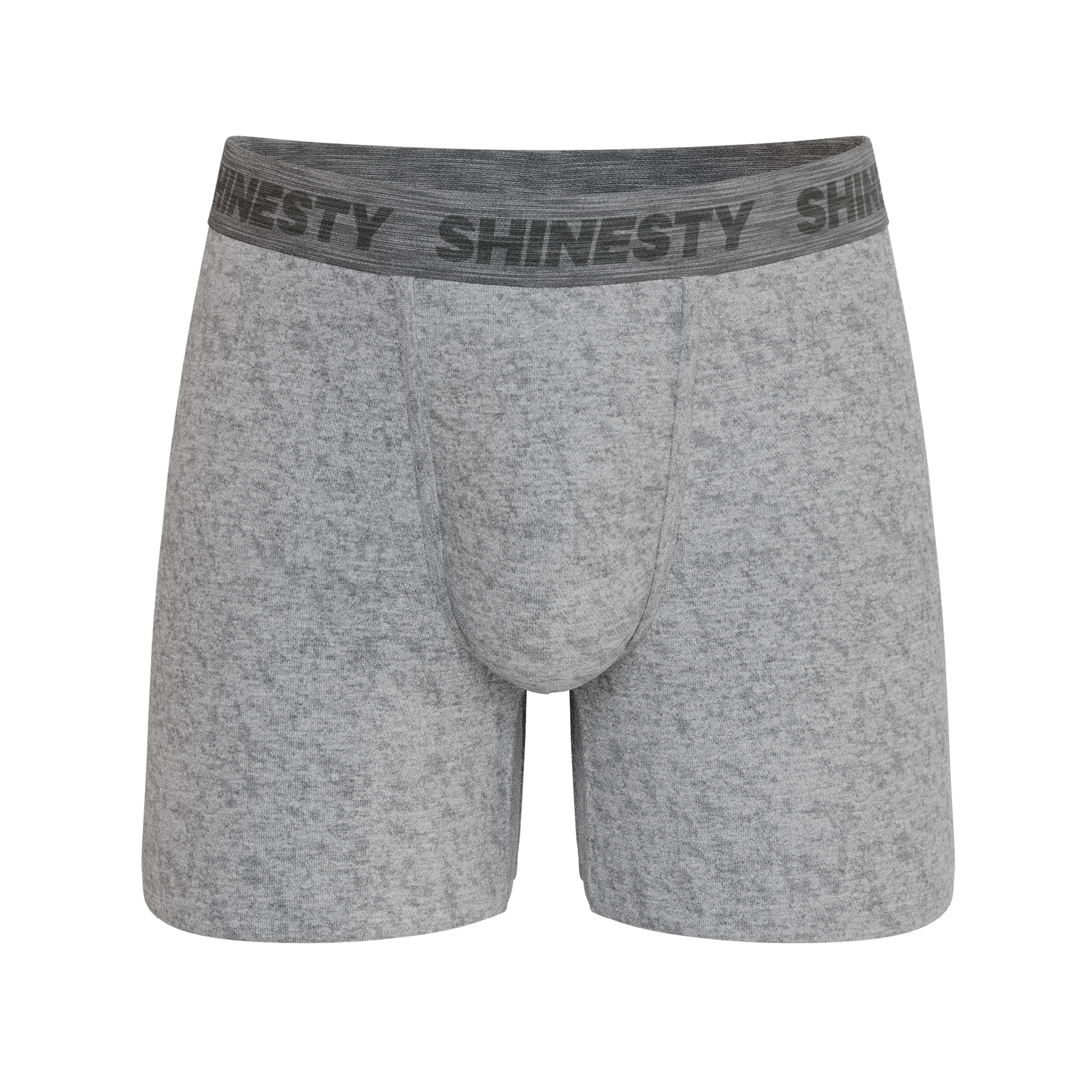The Flintstone | Heather Grey and Black Ball Hammock® Pouch Underwear - Shinesty