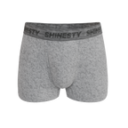 The Flintstone | Heather Grey and Black Ball Hammock® Pouch Trunks Underwear - Shinesty