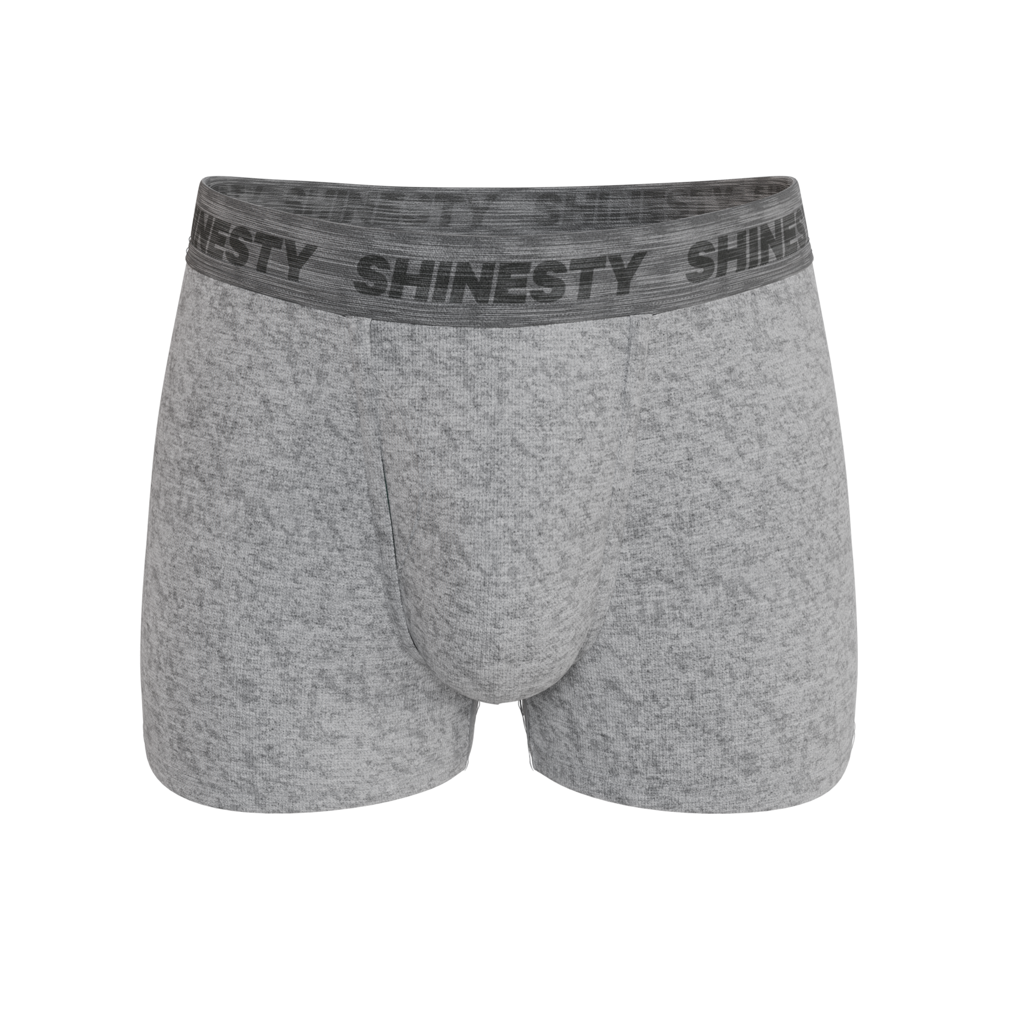 The Flintstone | Heather Grey and Black Ball Hammock® Pouch Trunks Underwear - Shinesty