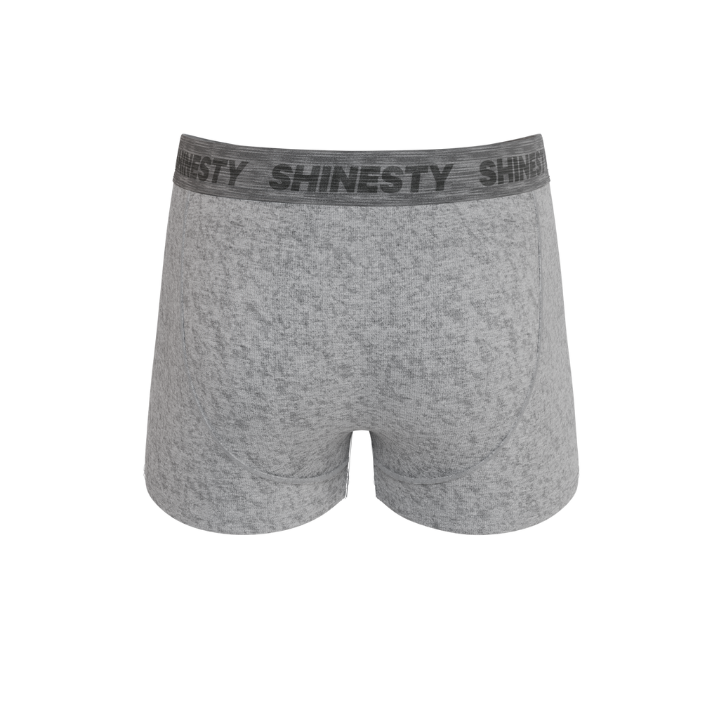 The Flintstone | Heather Grey and Black Ball Hammock® Pouch Trunks Underwear - Shinesty