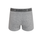 The Flintstone | Heather Grey and Black Ball Hammock® Pouch Trunks Underwear - Shinesty