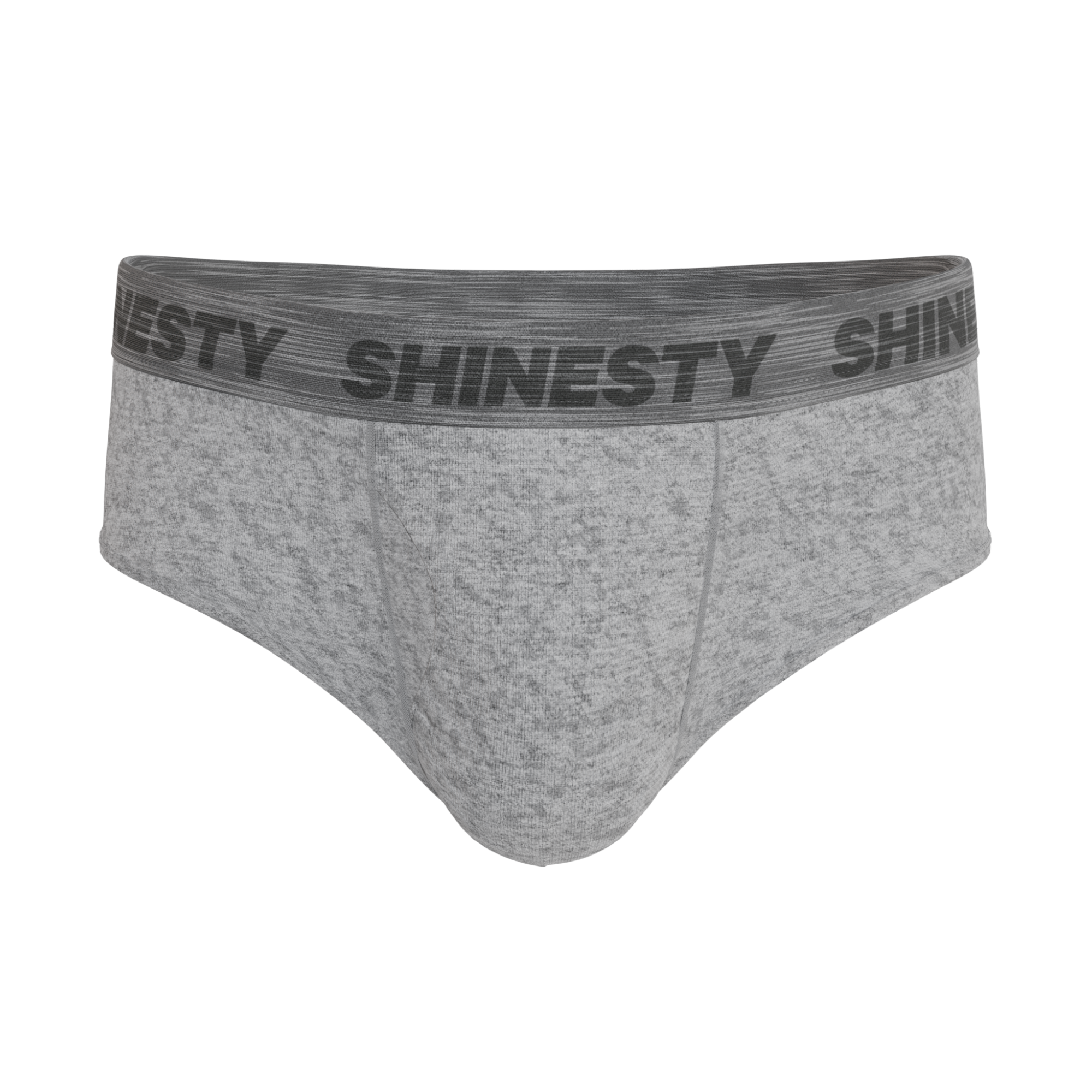 The Flintstone | Heather Grey and Black Ball Hammock® Pouch Underwear Briefs - Shinesty