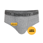 The Flintstone | Heather Grey and Black Ball Hammock® Pouch Underwear Briefs - Shinesty