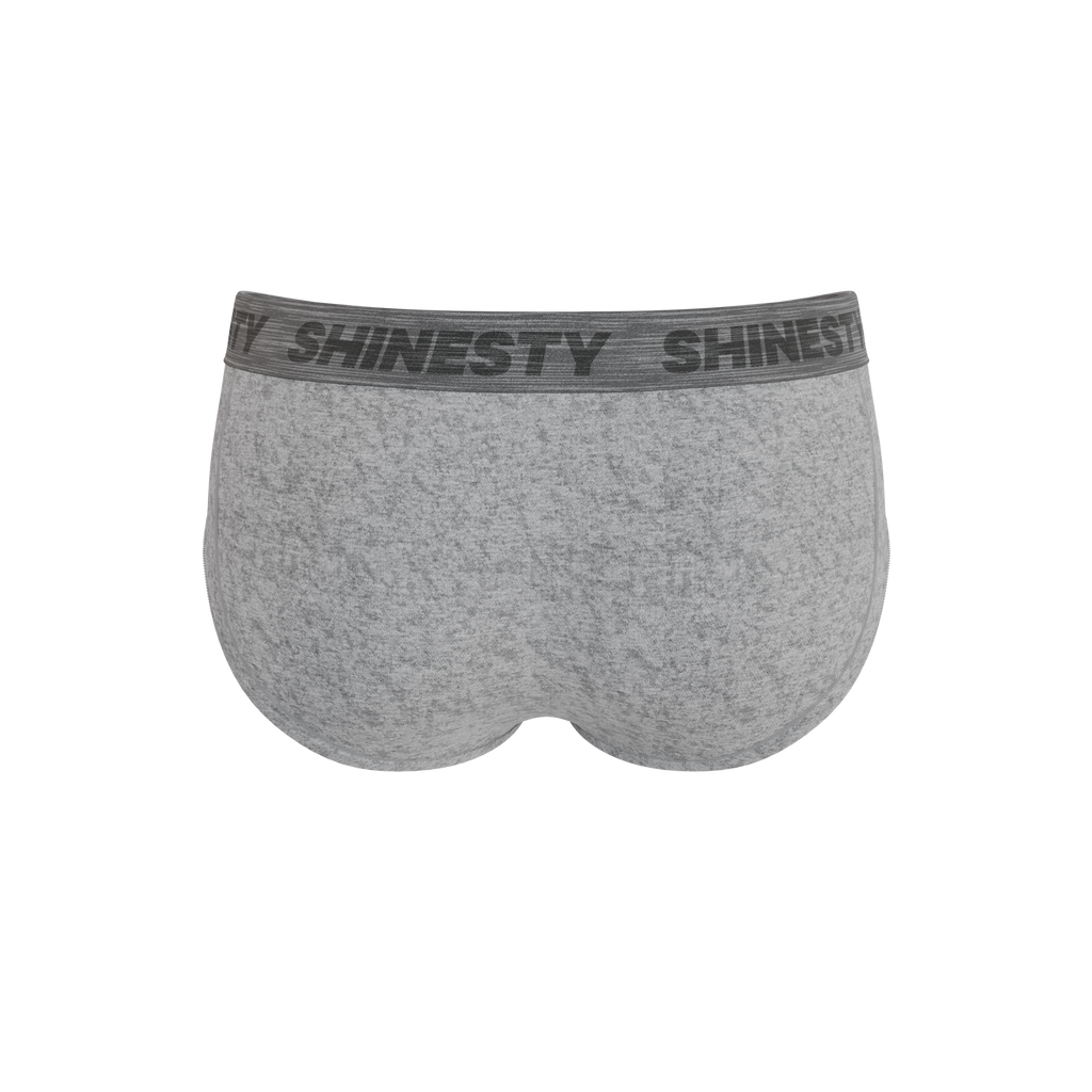 The Flintstone | Heather Grey and Black Ball Hammock® Pouch Underwear Briefs - Shinesty