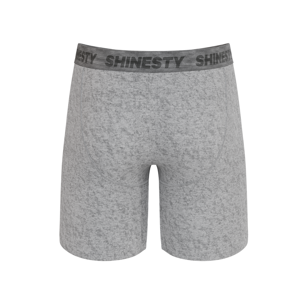 The Flintstone | Heather Grey and Black Ball Hammock® Boxer - Long Leg - Shinesty
