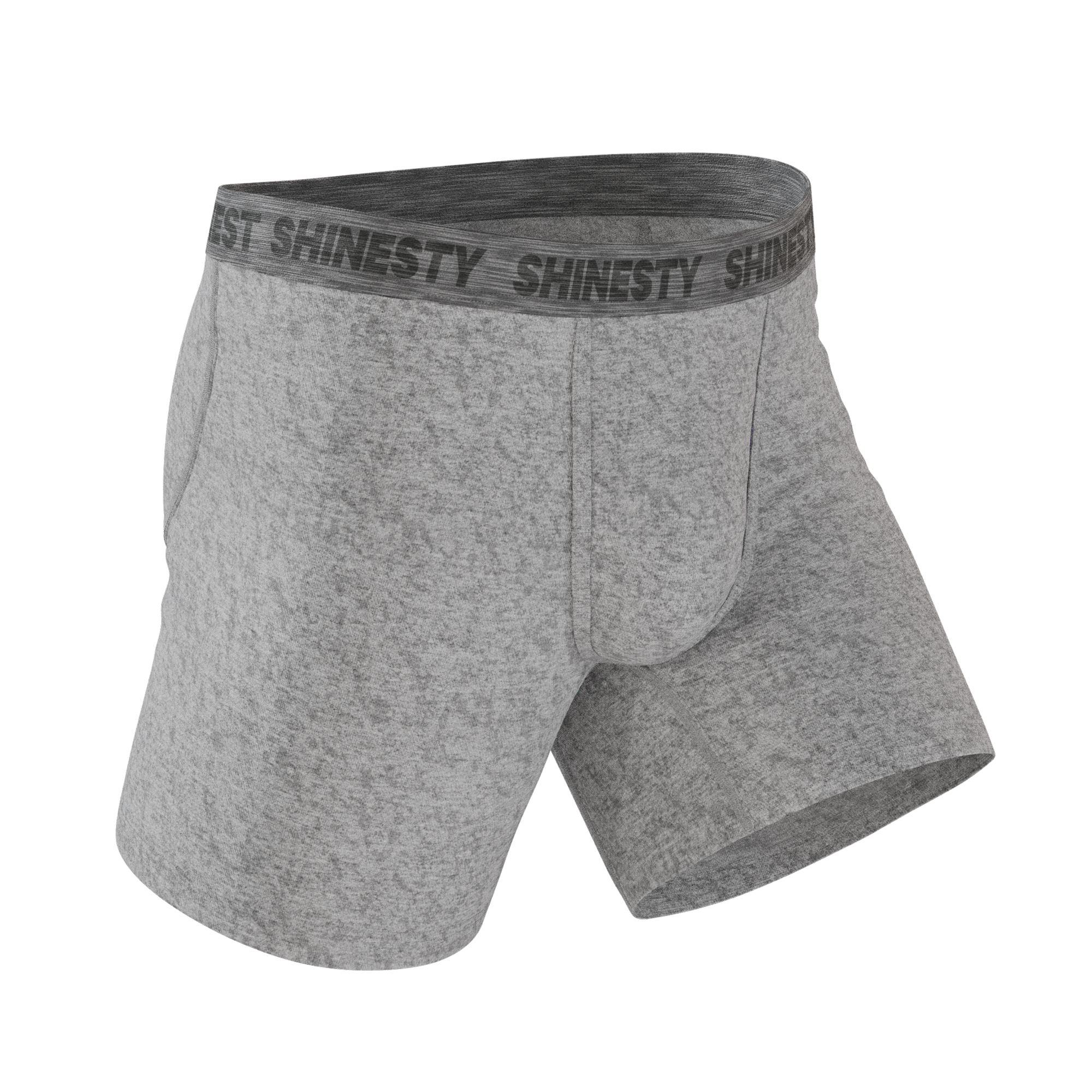 The Flintstone | Heather Grey and Black Ball Hammock® Pouch Underwear - Shinesty
