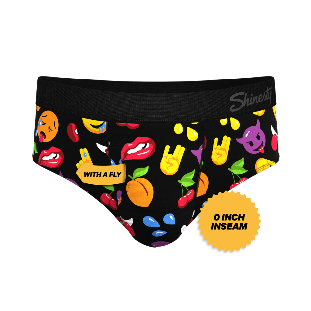 The Flirt | Emoji Ball Hammock® Pouch Underwear Briefs - Shinesty