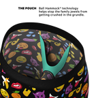 The Flirt | Emoji Ball Hammock® Boxer - Long Leg - Shinesty
