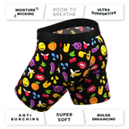The Flirt | Emoji Ball Hammock® Boxer - Long Leg - Shinesty