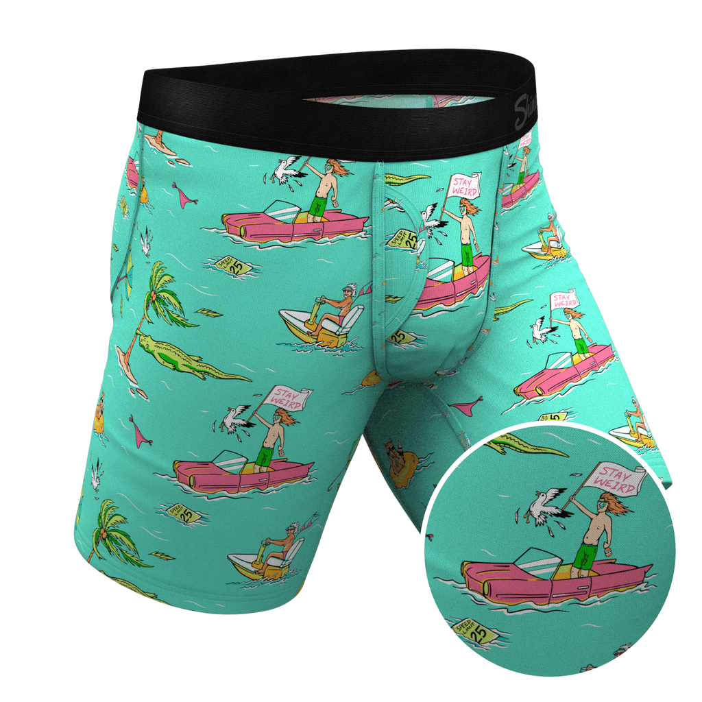 The Florida Man | Hurricane Scene Ball Hammock® Boxer - Long Leg - Shinesty