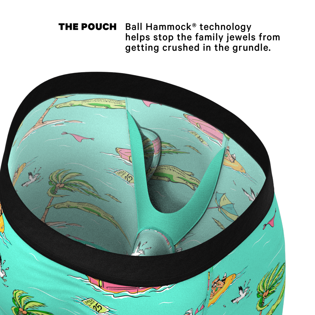 The Florida Man | Hurricane Scene Ball Hammock® Boxer - Long Leg - Shinesty
