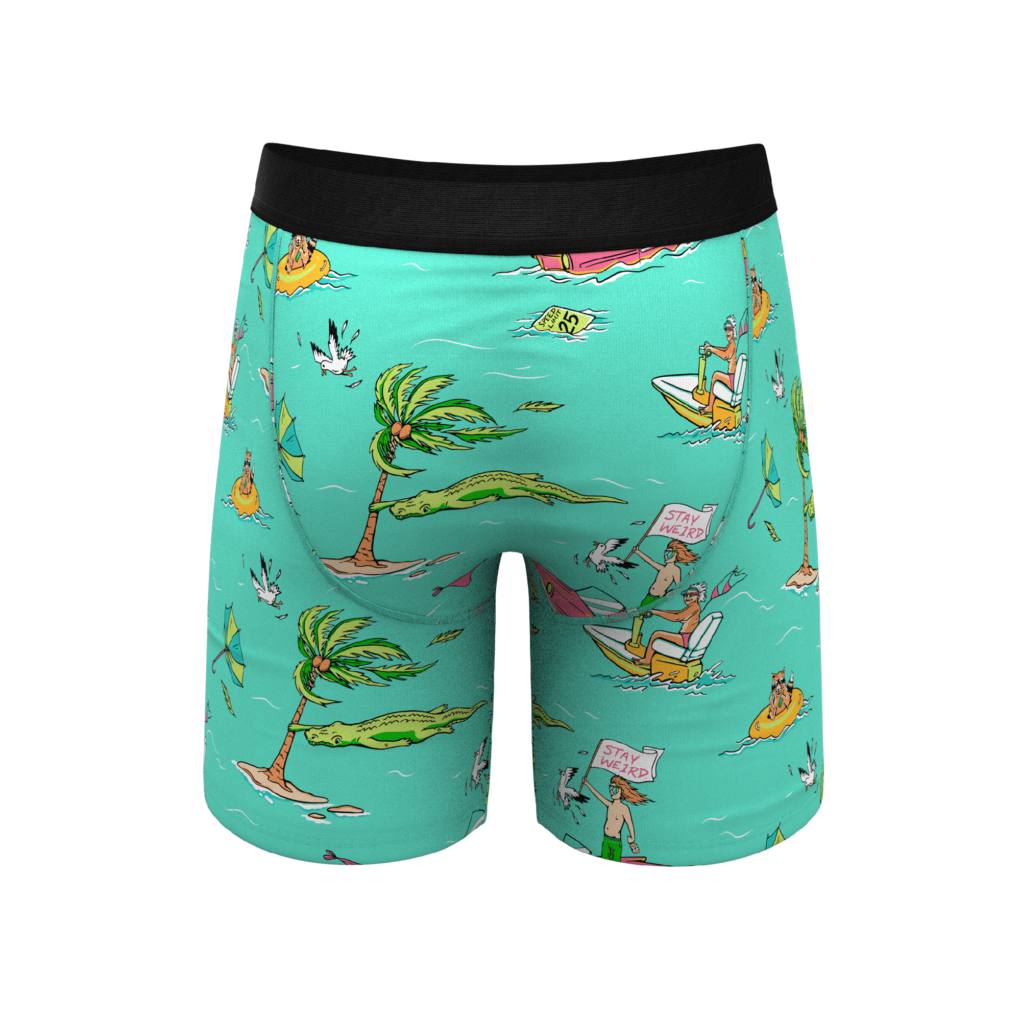 The Florida Man | Hurricane Scene Ball Hammock® Boxer - Long Leg - Shinesty