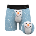 The Flurry Up | Snowman Ball Hammock® Pouch Underwear With Fly - Shinesty