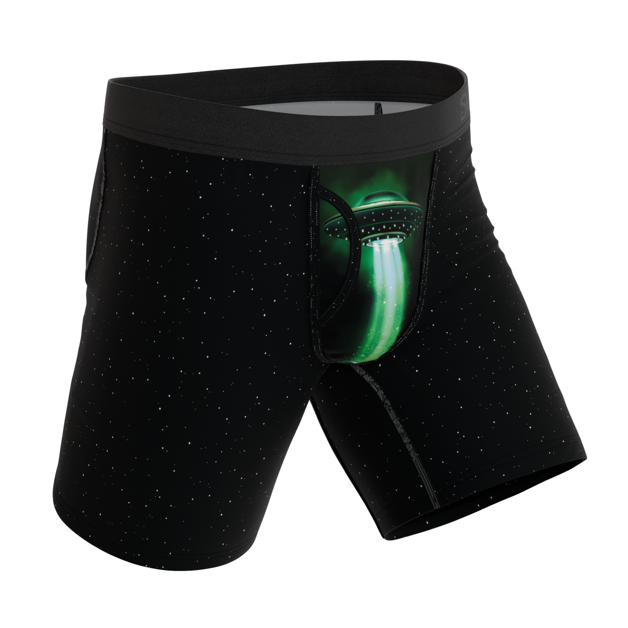 The Flying Saucer | UFO Ball Hammock® Boxer - Long Leg - Shinesty