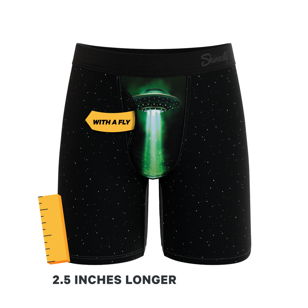 The Flying Saucer | UFO Ball Hammock® Boxer - Long Leg - Shinesty