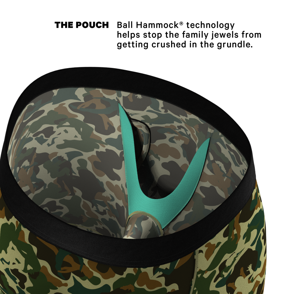 The Forni Camo | Camouflage Ball Hammock® Boxer - Long Leg - Shinesty