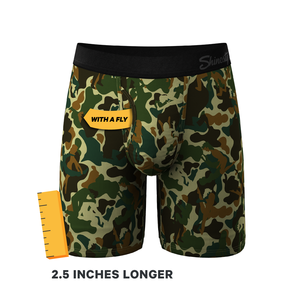 The Forni Camo | Camouflage Ball Hammock® Boxer - Long Leg - Shinesty