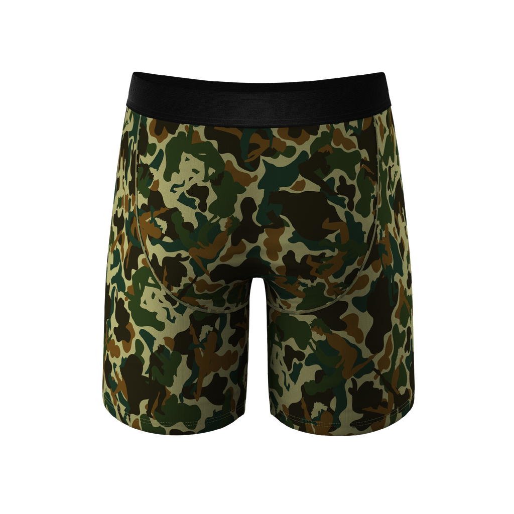 The Forni Camo | Camouflage Ball Hammock® Boxer - Long Leg - Shinesty