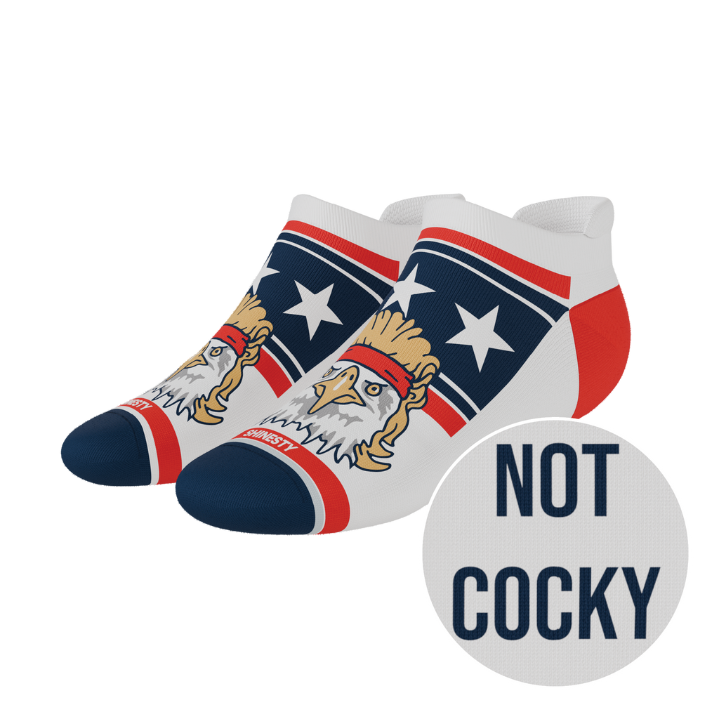 The Free Bird | USA Eagle Heel Hammock™ Ankle Socks - Shinesty