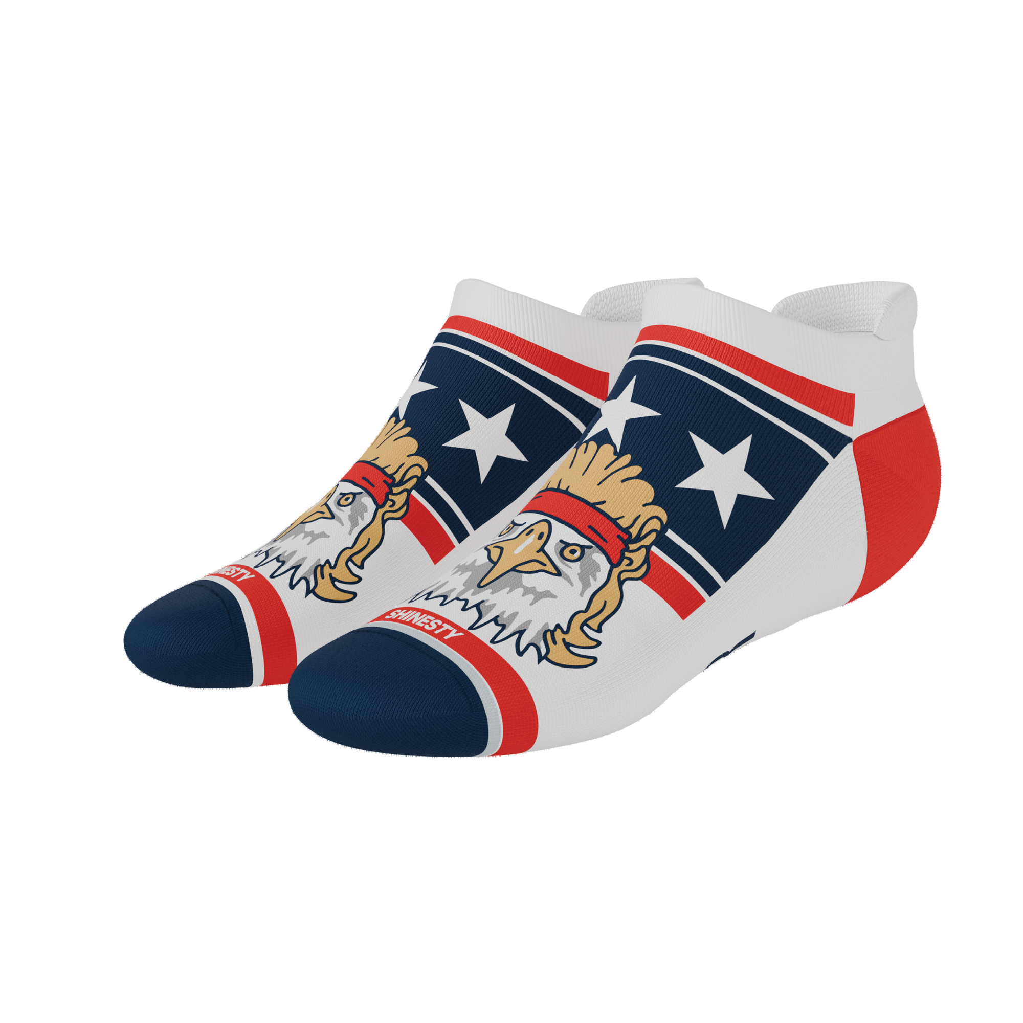 The Free Bird | USA Eagle Heel Hammock™ Ankle Socks - Shinesty