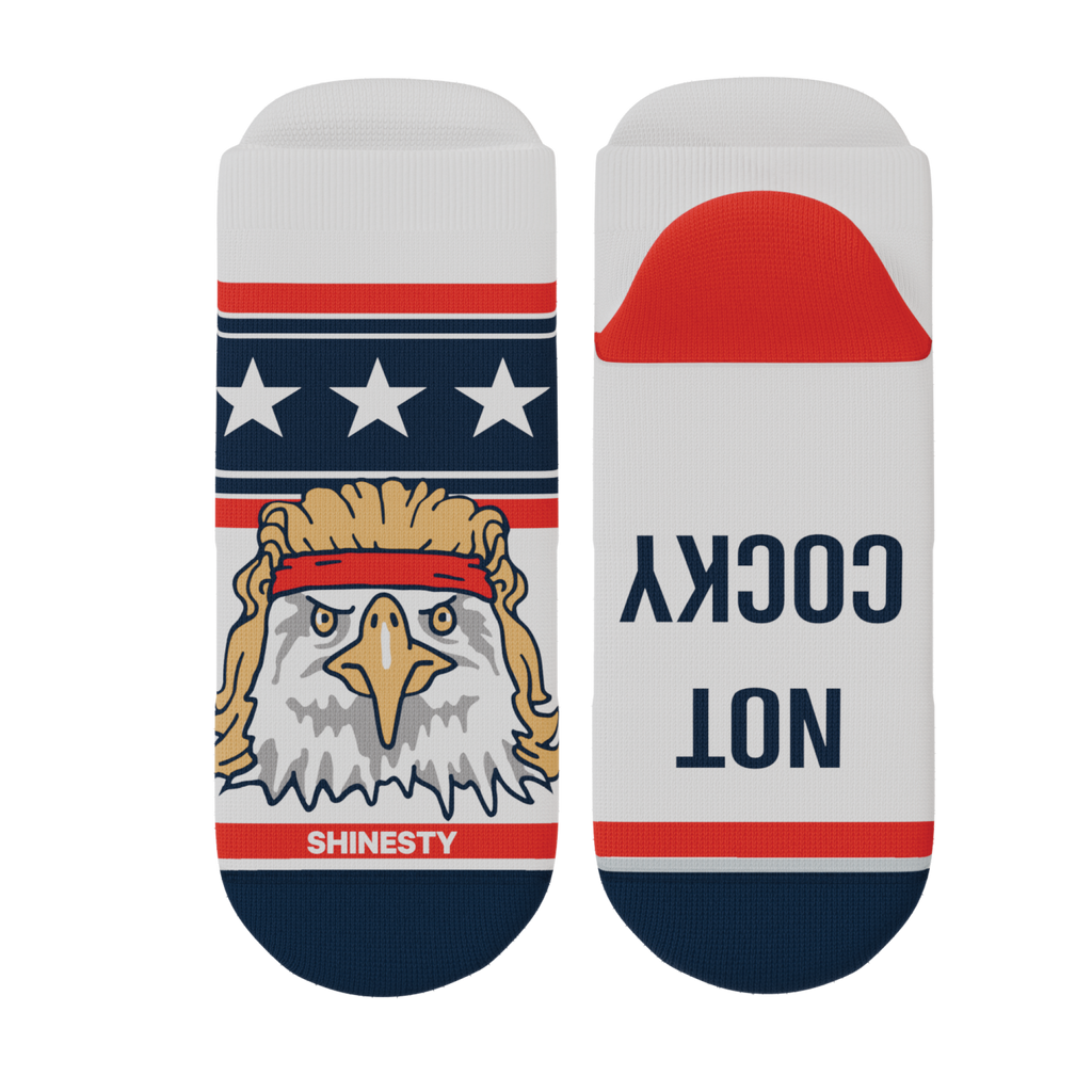 The Free Bird | USA Eagle Heel Hammock™ Ankle Socks - Shinesty