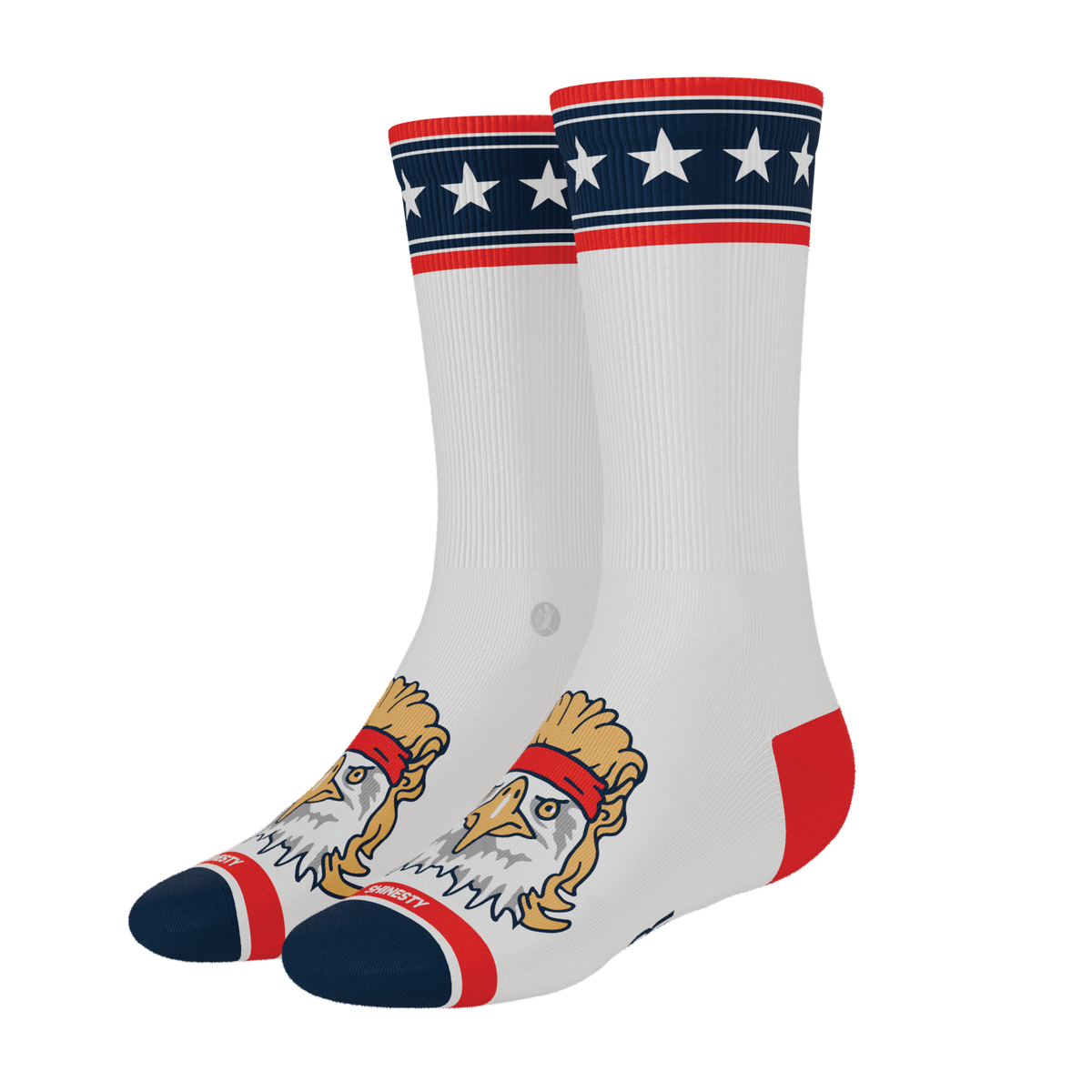 The Free Bird | USA Eagle Heel Hammock™ Crew Socks - Shinesty