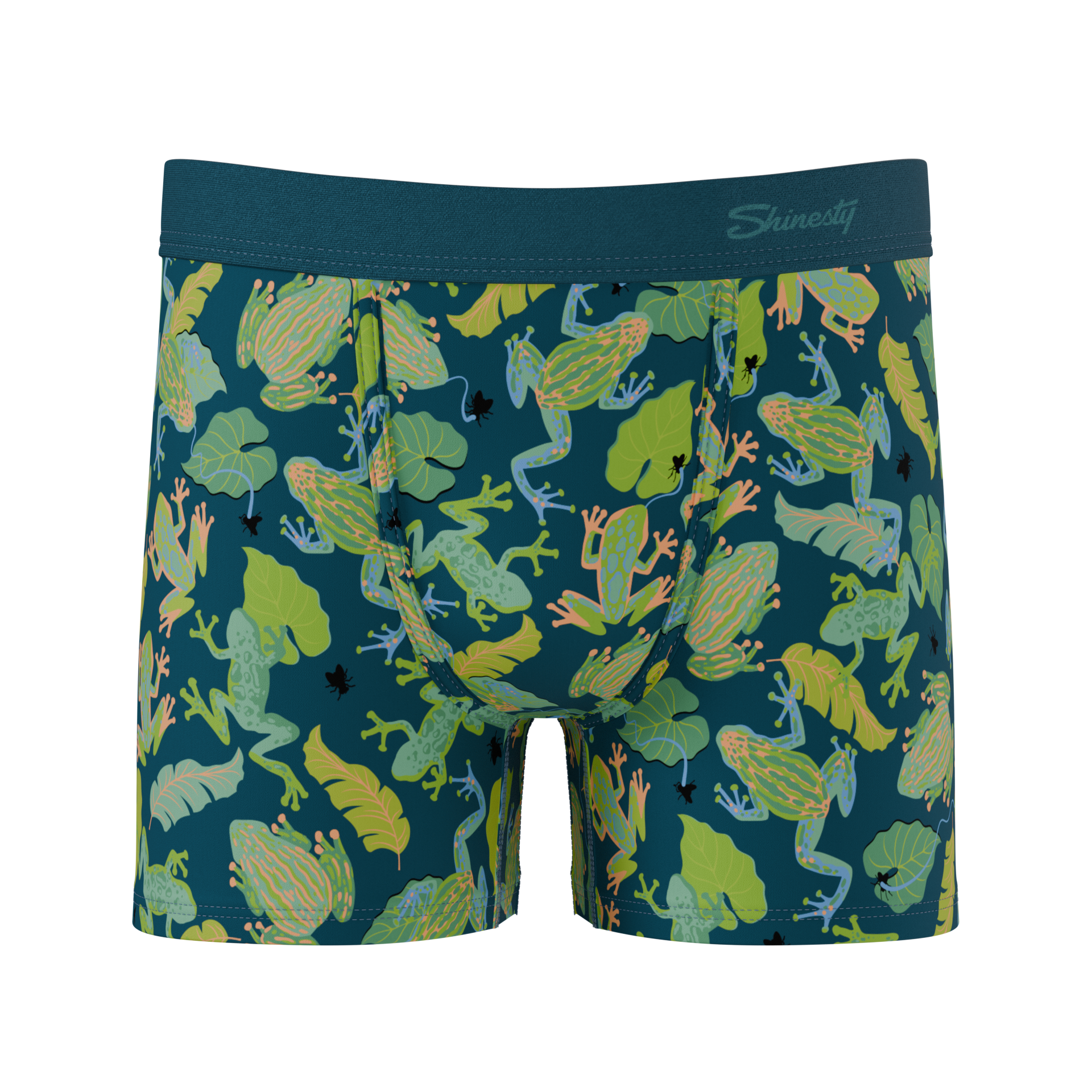 The Frog House | Tropical Frogs Youth Boxer Briefs - Shinesty