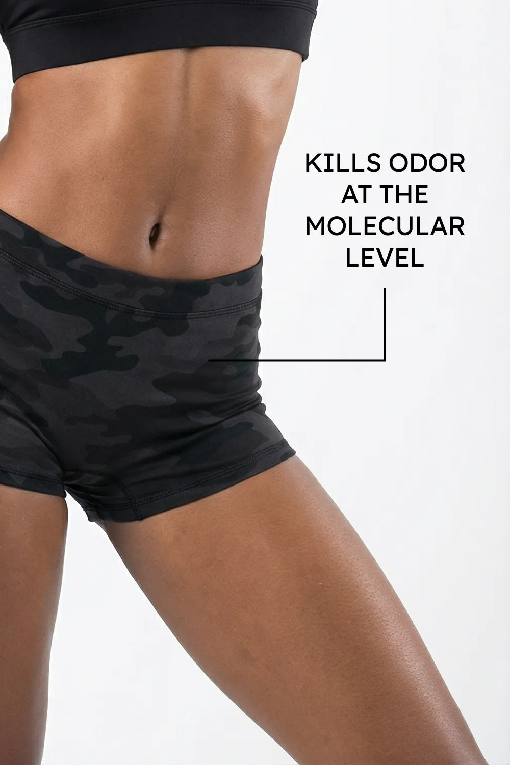 The Darkside | Black Camouflage Fart Proof Boyshort Underwear - Shinesty