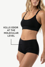 The Threat Level Midnight | Black Fart Proof Boyshort Underwear - Shinesty