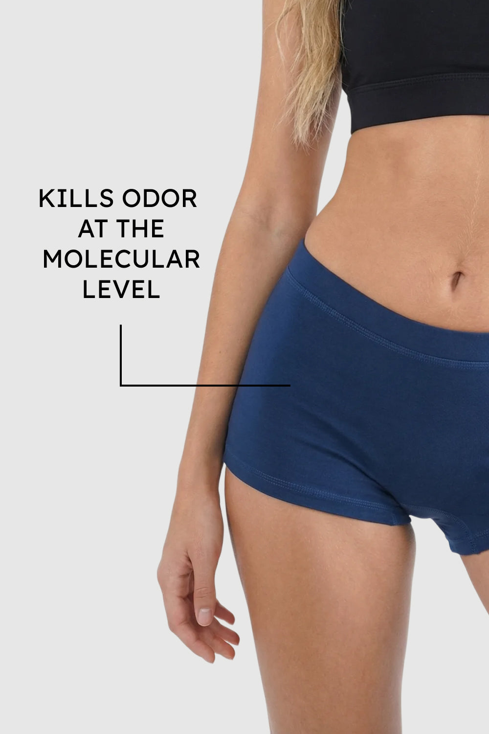 The Big Blue | Navy Fart Proof Boyshort Underwear - Shinesty
