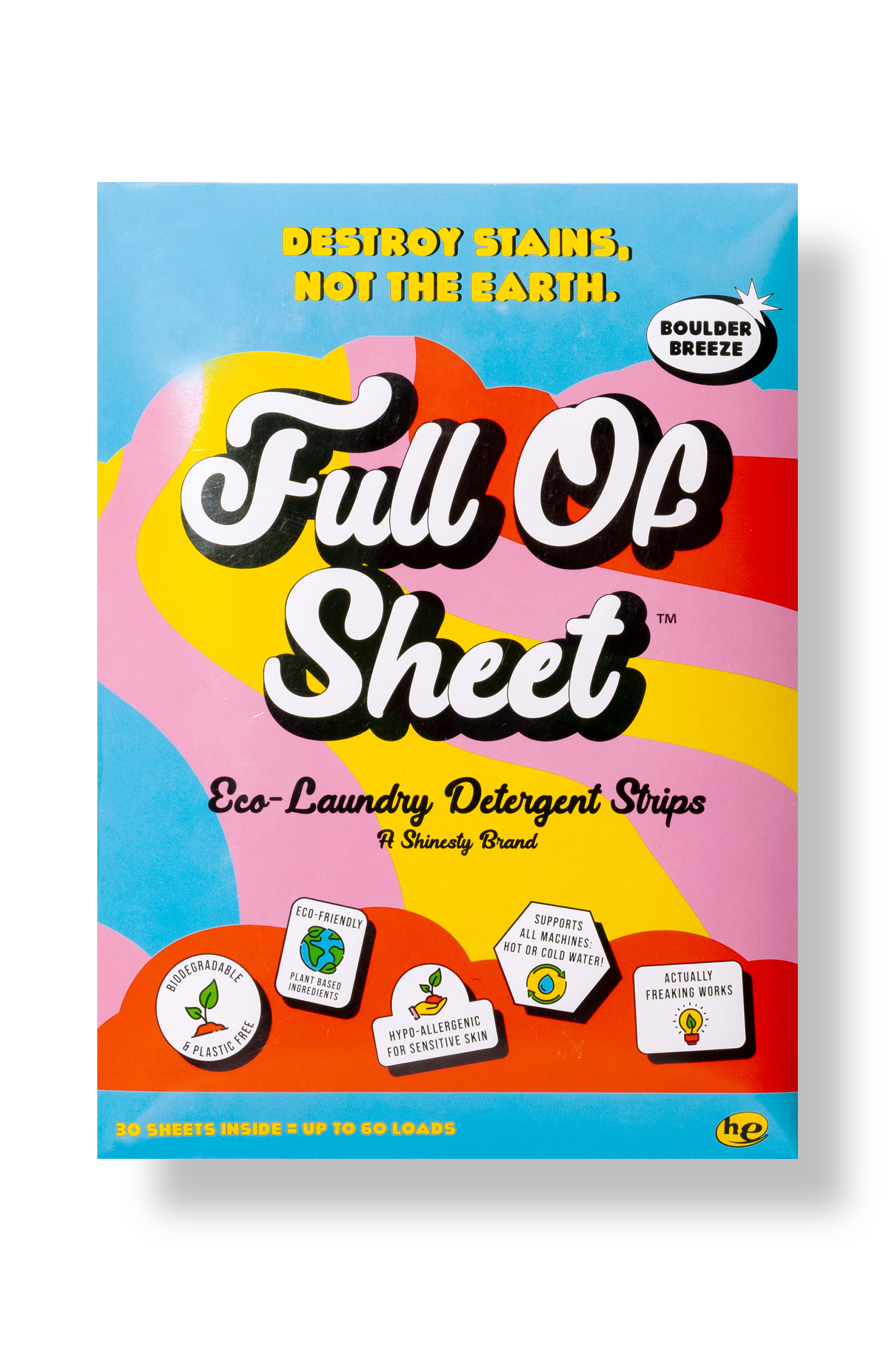 The Full Of Sheet | Boulder Breeze Eco-Laundry Detergent Strips - Shinesty