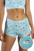 The Frosty Mistress | Snow Women Modal Boyshort Underwear - Shinesty