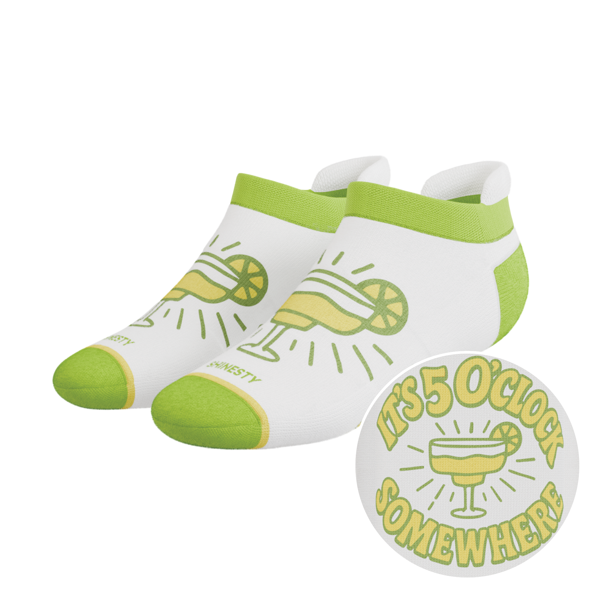 The Frozen Concoction | Shinesty x Margaritaville® Heel Hammock™ Ankle Socks - Shinesty