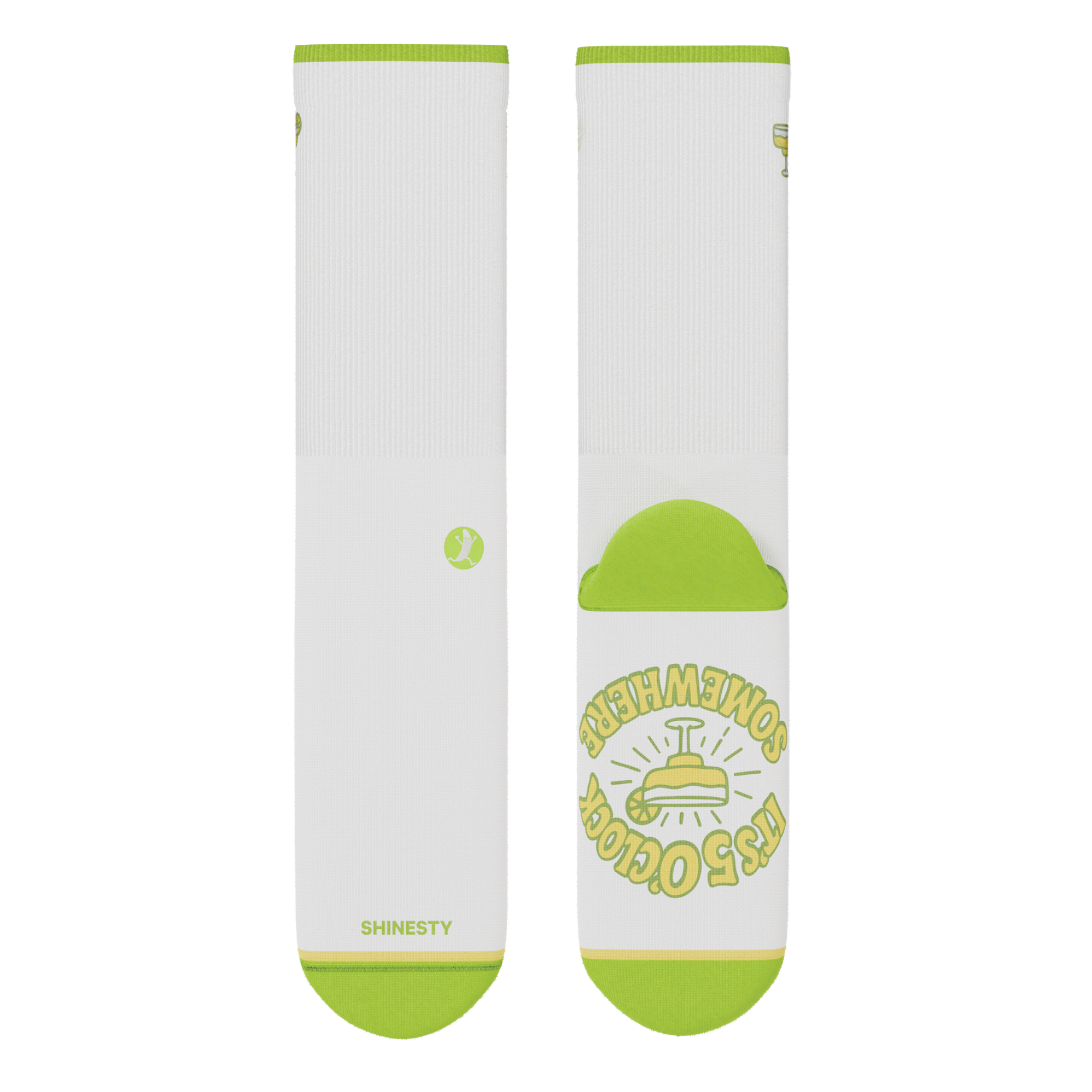 The Frozen Concoction | Shinesty x Margaritaville® Heel Hammock™ Crew Socks - Shinesty