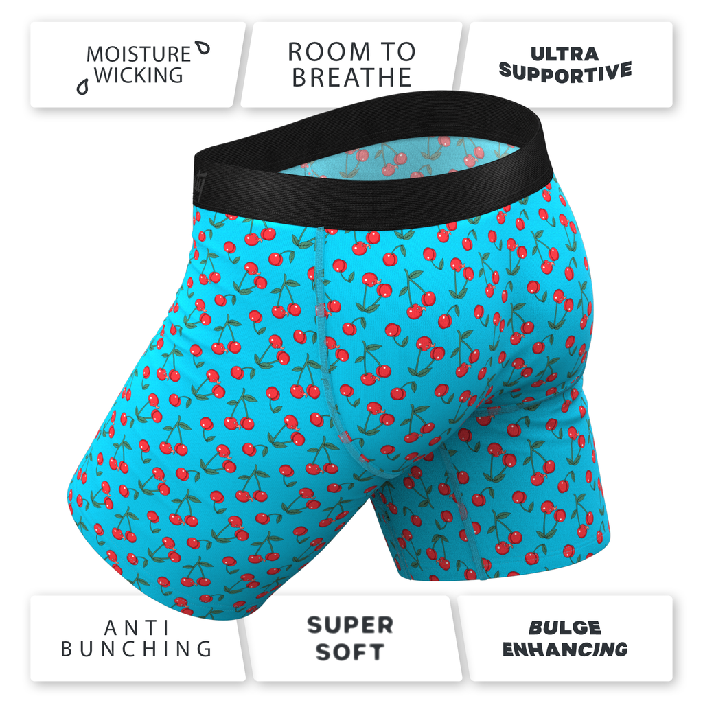 The Fruit Salad | Cherry Ball Hammock® Boxer - Long Leg - Shinesty