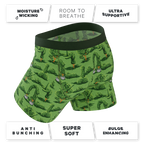 The Full Bush Bush Club | Naughty Landscaping Ball Hammock® Pouch Underwear With Fly - Shinesty