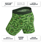 The Full Bush Bush Club | Naughty Landscaping Ball Hammock® Boxer - Long Leg - Shinesty