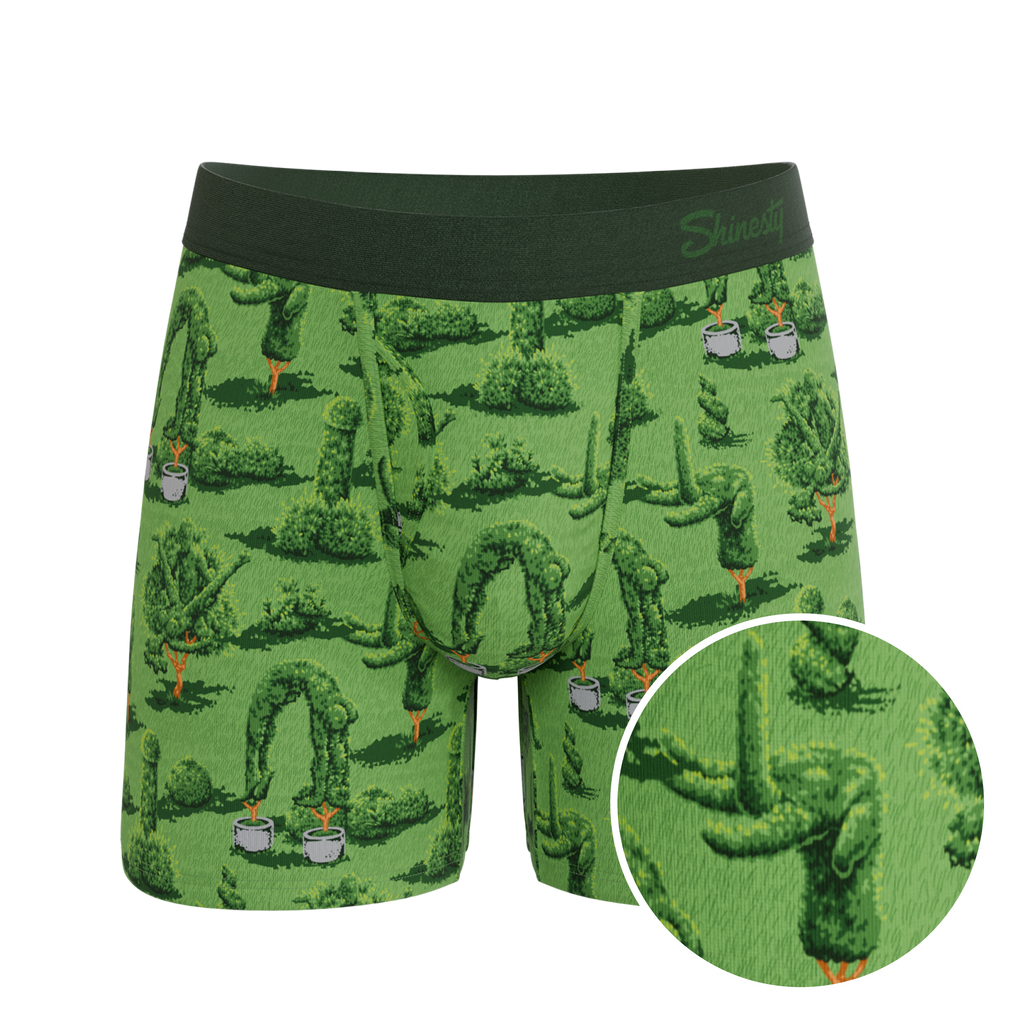 The Full Bush Bush Club | Naughty Landscaping Ball Hammock® Pouch Underwear With Fly - Shinesty