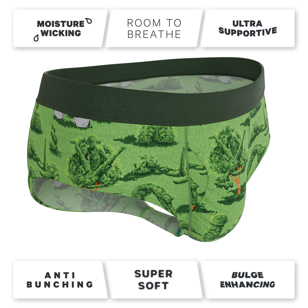 The Full Bush Bush Club | Naughty Landscaping Ball Hammock® Pouch Underwear Briefs - Shinesty
