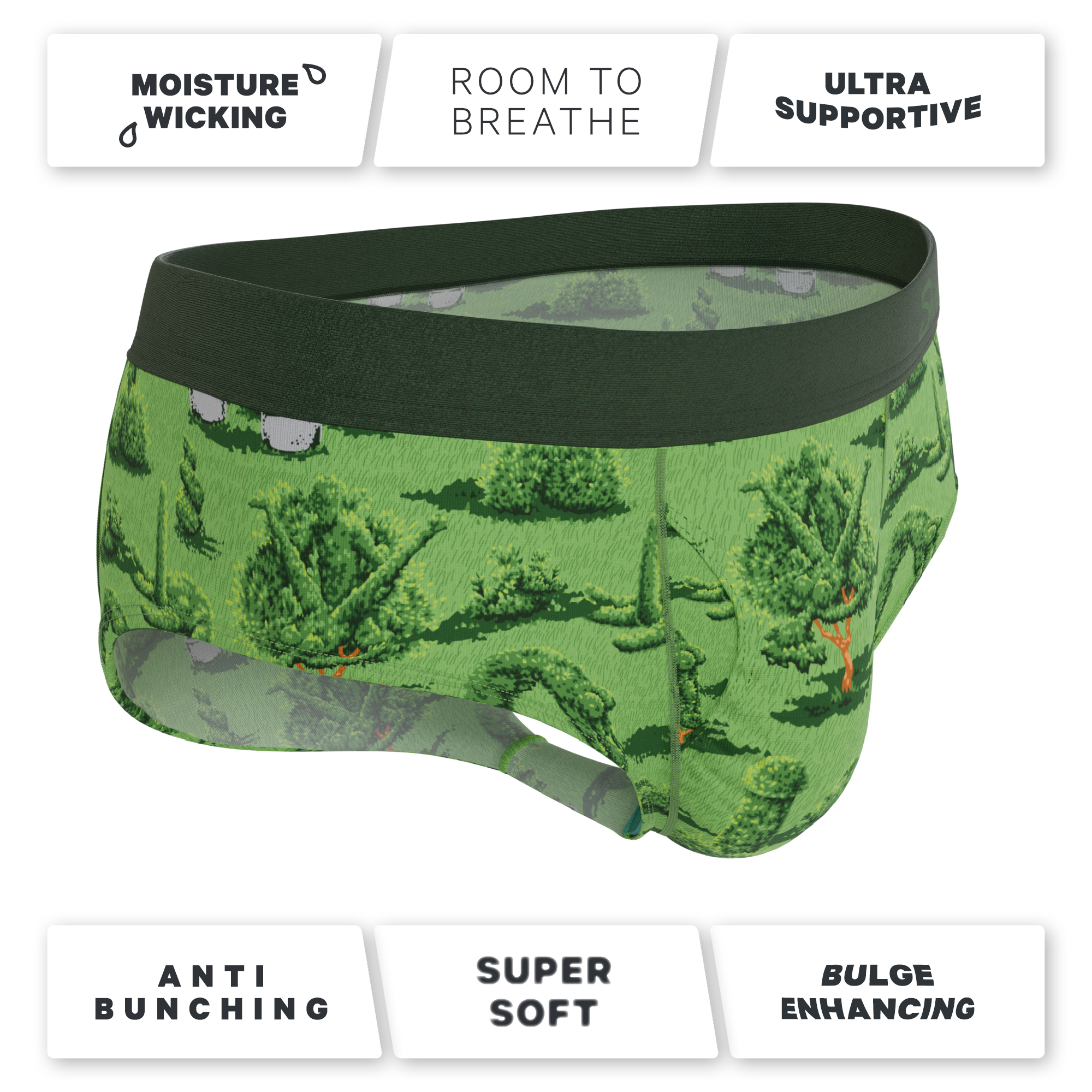 The Full Bush Bush Club | Naughty Landscaping Ball Hammock® Pouch Underwear Briefs - Shinesty