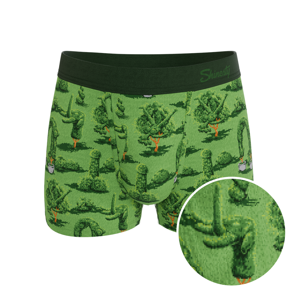 The Full Bush Bush Club | Naughty Landscaping Ball Hammock® Pouch Trunks Underwear - Shinesty